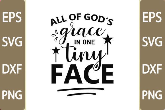 Baby Funny Svg Design, All of God's