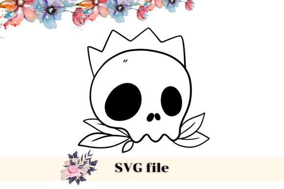 Skull Halloween Funny, SVG, PNG Graphics for Crafts