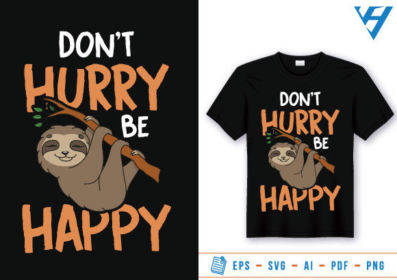 Sloth Lover T Shirt Design: Graphics & Print Templates for Makers